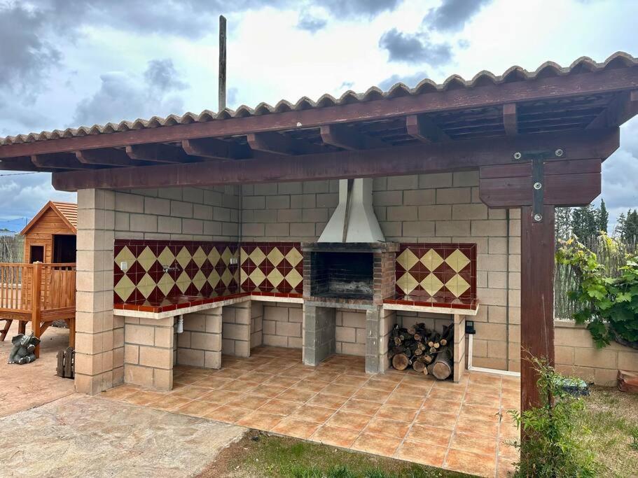 Casa De Madera Con Piscina En Cambrils Tarragone